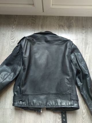 Chaqueta de cuero autentico