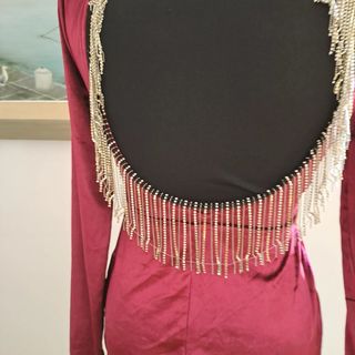 Abito elegante in camoscio /abitocorto