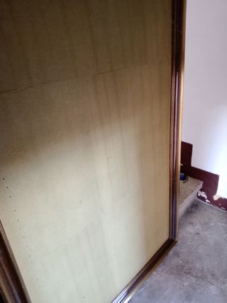 Marco perfil metal de madera grande