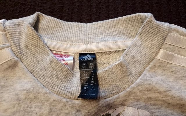 Sudadera Adidas Frozen Elsa T. 5-6