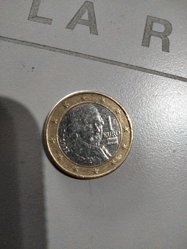 Moneda 1 euros rara