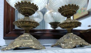 2 LAMPARAS DE MESA VINTAGE