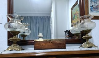 2 LAMPARAS DE MESA VINTAGE