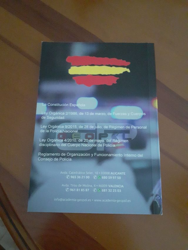 Libro las leyes del opositor. Nuevo. Sin usar