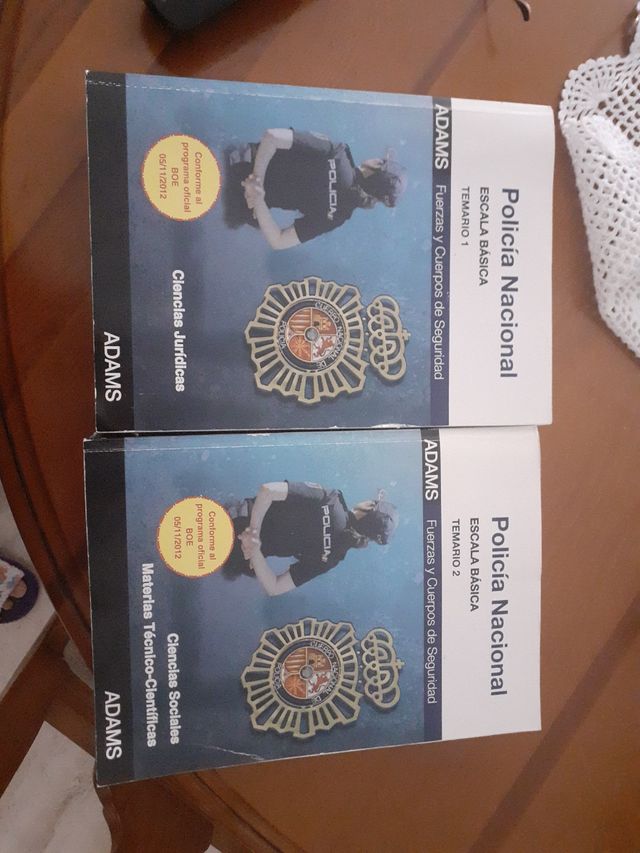 Temario Policía Nacional sin usar