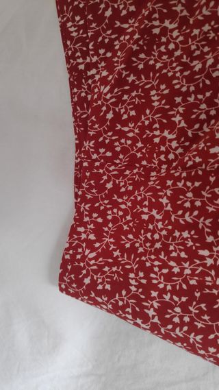 Minifalda verano tonos rojo