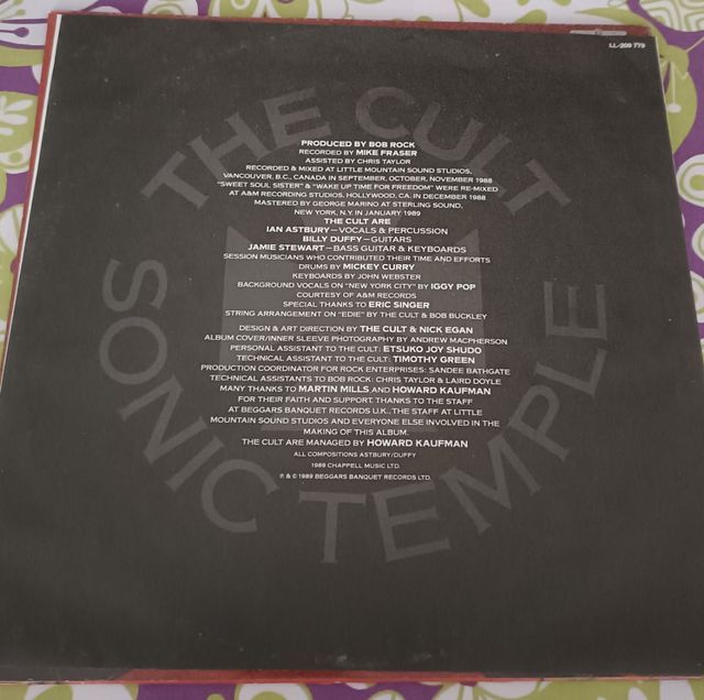 The Cult Sonic Temple Edición Española