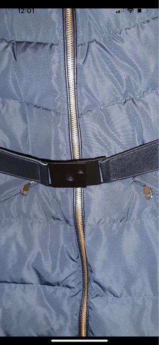 ABRIGO parka ZARA NUEVO! UNA S NEGRO CON PELO.