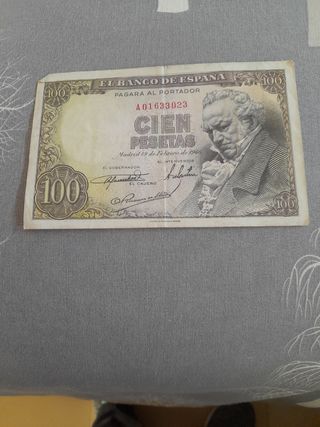 BILLETE DE100 PESETAS AÑO 1946