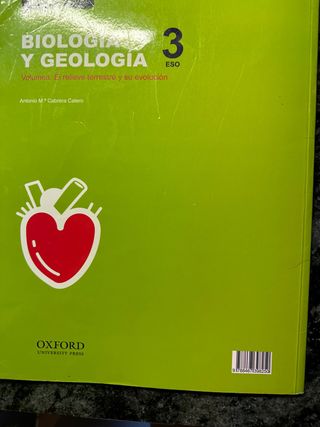 Pack 3 libros Biología y Geología