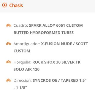 Scott Spark 760, 27,5", Talla M-L