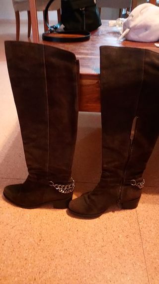 Botas de piel altas 39