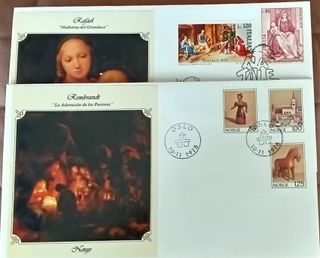 Sobres primer día de circulación Navidad 1978