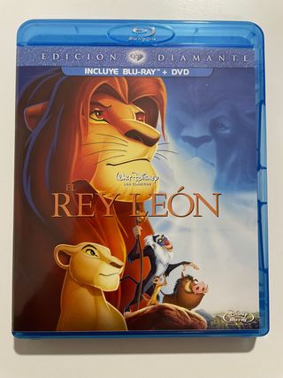 Película El Rey León Bluray + DVD
