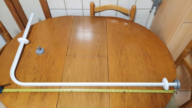 BARRA CORTINA BAÑO ESQUINERA