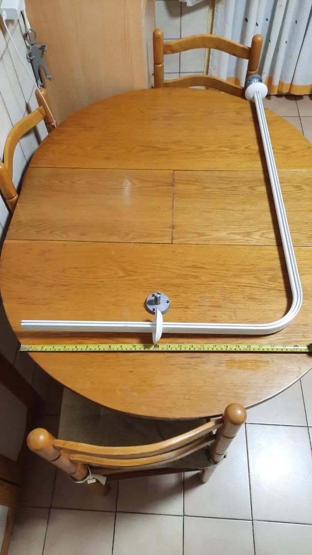 BARRA CORTINA BAÑO ESQUINERA