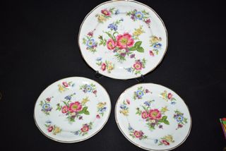 Conjunto 3 Pratos decorativos -Porcelana da Disfer