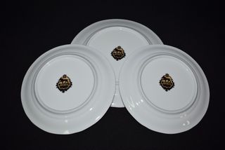 Conjunto 3 Pratos decorativos -Porcelana da Disfer