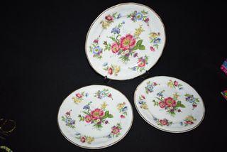 Conjunto 3 Pratos decorativos -Porcelana da Disfer