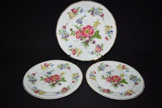 Conjunto 3 Pratos decorativos -Porcelana da Disfer