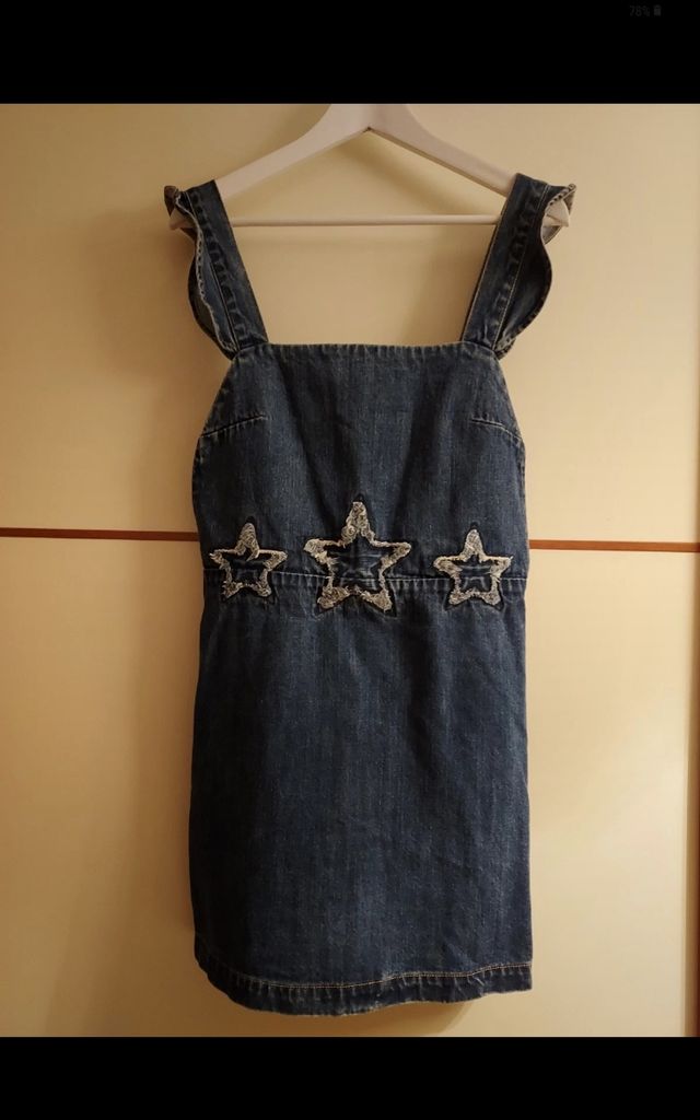 Vestido vaquero corto  T 38