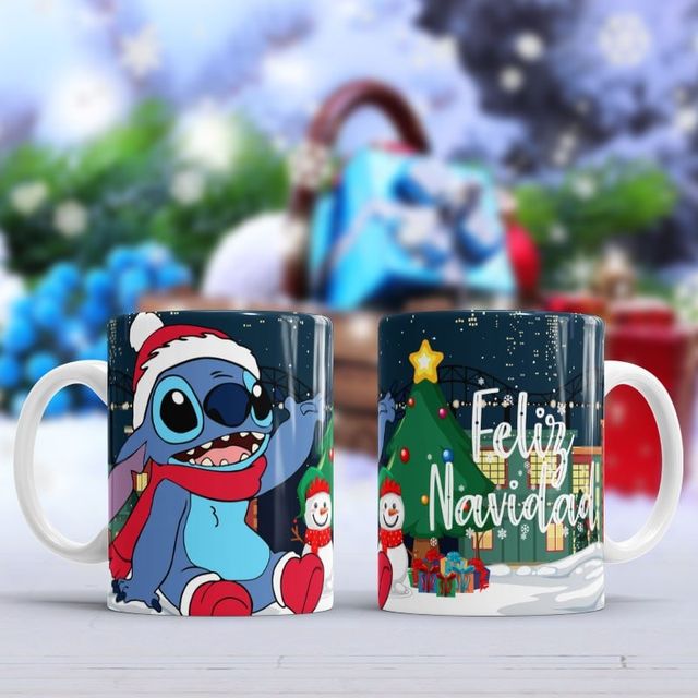 Taza de STICH Navidad