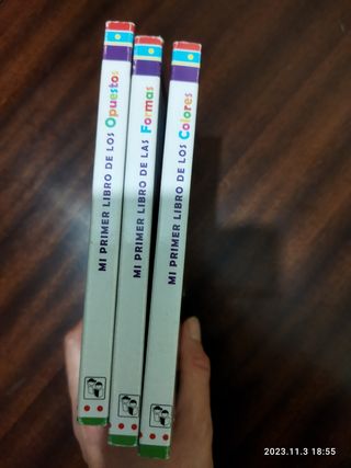 Mi primer libro de opuestos formas color