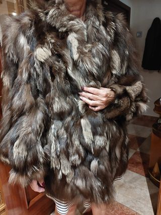 Chaquetón jaspeado NO HAGO ENVIOS