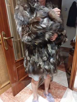 Chaquetón jaspeado NO HAGO ENVIOS