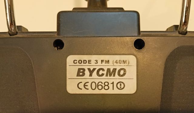 Mando Radio Control Bycmo Code 3 FM 40MHz |Perfect
