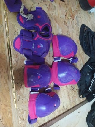 Protecciones infantiles, patines