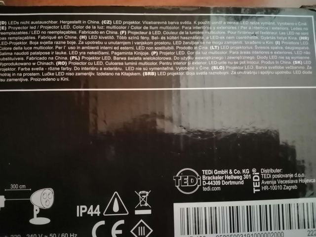 Proyector LED multicolor