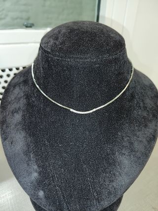 Gargantilla Oro Blanco 