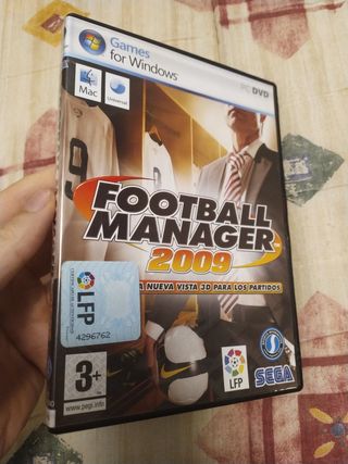 Juego Football manager 2009 para PC