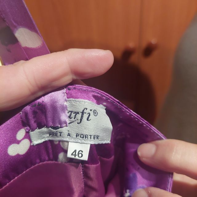 Vestido de seda de fiesta