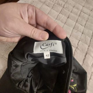 Vestido negro palabra de honor