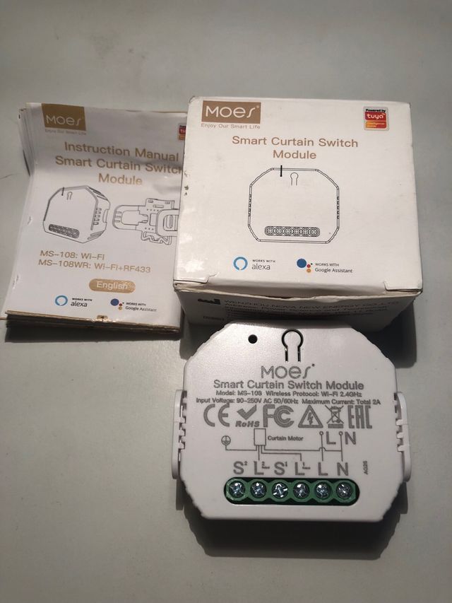 MOES Relé persianas