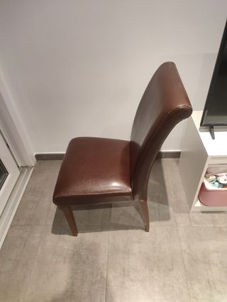 6 Silla Piel(precio de las 6)