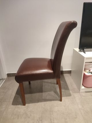 6 Silla Piel(precio de las 6)