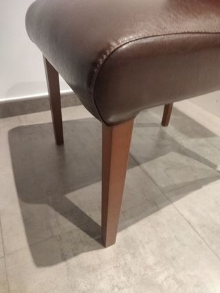 6 Silla Piel(precio de las 6)