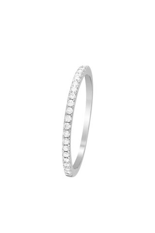 ANILLO ORO BLANCO Y DIAMANTES