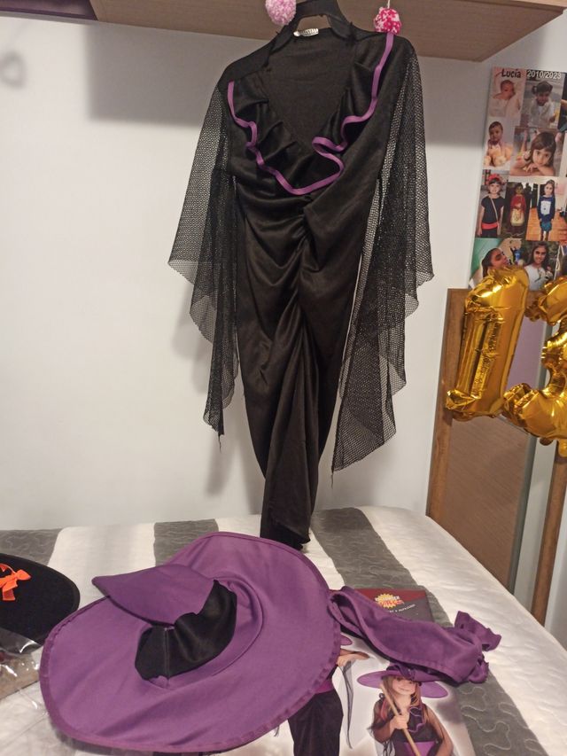 Disfraz bruja niña 5 años