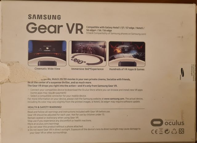 Gafas realidad virtual Samsung 