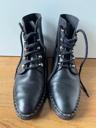 Botines planos. T37. Massimo Dutti. 