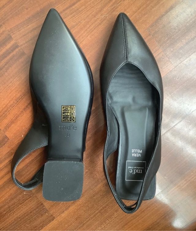 Decollete’ in vera pelle md’e