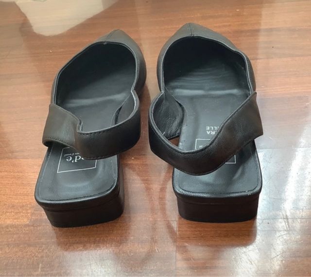 Decollete’ in vera pelle md’e