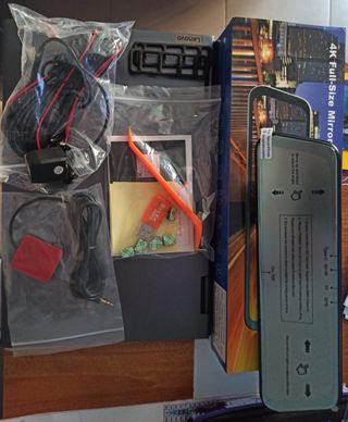 Cámara aparcar con GPS pantalla en retrovisor