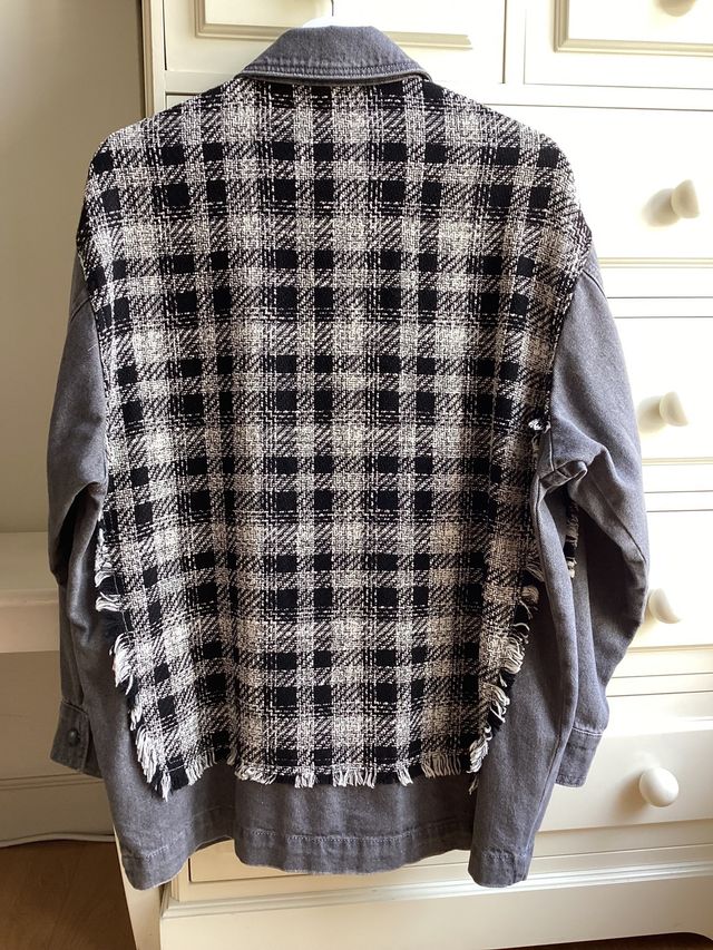 Chaqueta cuadros de Zara