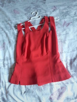 Top Fiesta rojo 