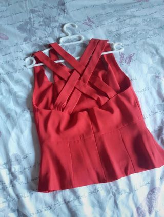 Top Fiesta rojo 
